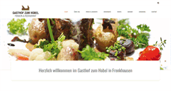 Desktop Screenshot of gasthof-zum-hobel.de